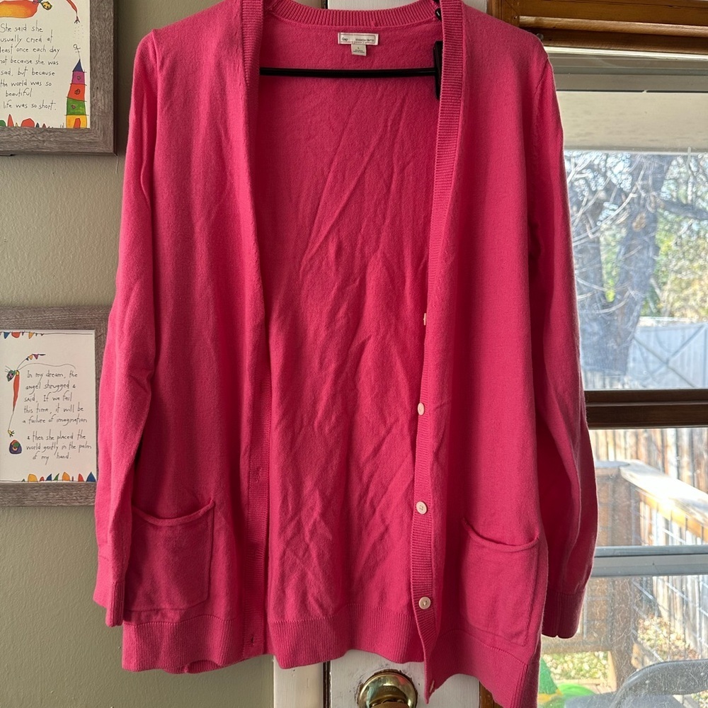 Gap Women's Pink Cardigan Sweater